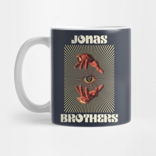 Hand Eyes Jonas Brothers Mug